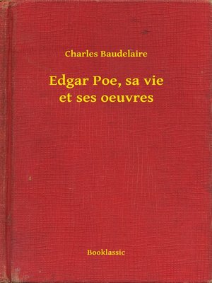 cover image of Edgar Poe, sa vie et ses oeuvres